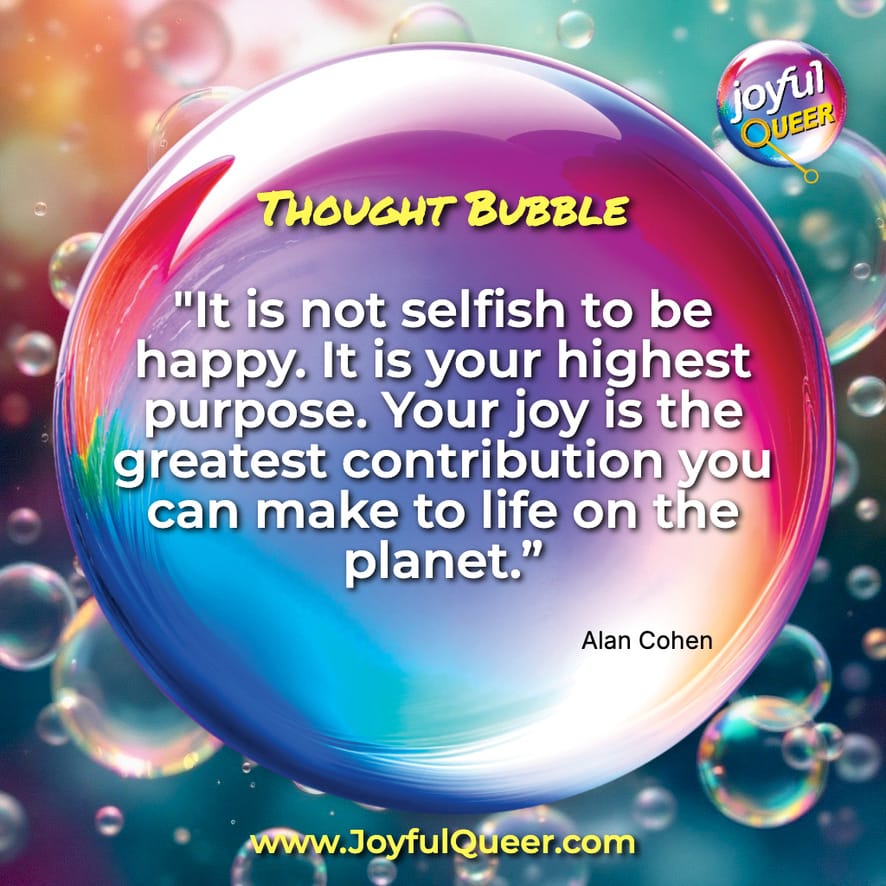 Joy Is The Greatest Contribution